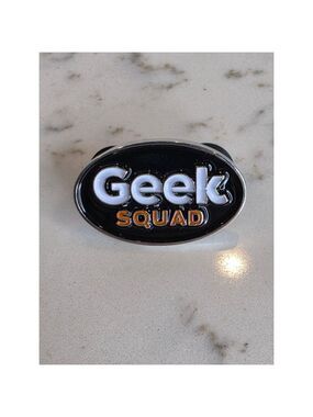 Geek Squad Black and White Tie Tack Pin